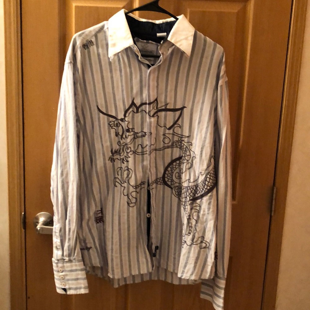 Men’s xl English Laundry embroidered shirt